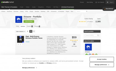 http://themeforest.net/user/amazee/portfolio screenshot