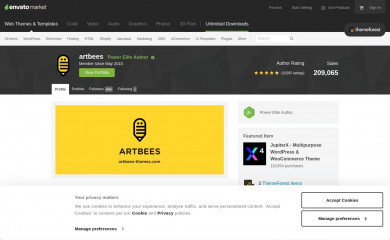 http://themeforest.net/user/artbees screenshot