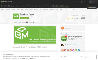 https://themeforest.net/user/creativesplanet screenshot