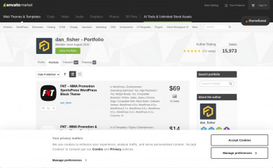 https://themeforest.net/user/dan_fisher/portfolio screenshot