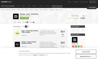 https://themeforest.net/user/design_grid/portfolio screenshot