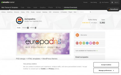 http://themeforest.net/user/europadns/portfolio screenshot