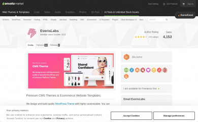 http://themeforest.net/user/everislabs screenshot