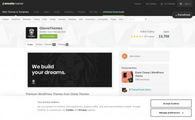 http://themeforest.net/user/gloriathemes screenshot