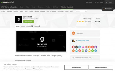 https://themeforest.net/user/greatives screenshot