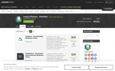 https://themeforest.net/user/inspirythemes/portfolio screenshot