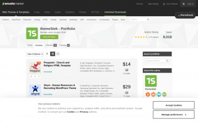 https://themeforest.net/user/themestek/portfolio screenshot