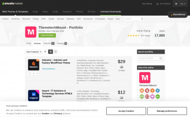 https://themeforest.net/user/themetechmount/portfolio screenshot
