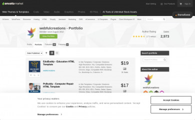 https://themeforest.net/user/webfulcreationsvision/portfolio screenshot