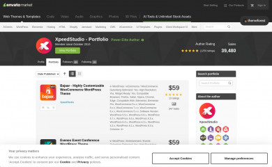 https://themeforest.net/user/xpeedstudio/portfolio screenshot