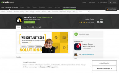 https://themeforest.net/user/zozothemes screenshot