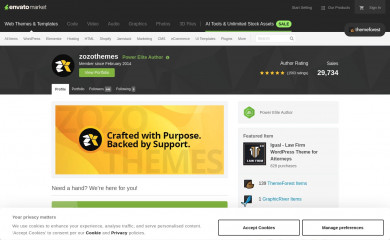 https://themeforest.net/user/zozothemes screenshot