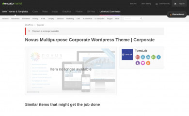 Novus Wordpress Theme screenshot