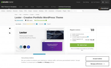 https://themeforest.net/item/aragon-creative-portfolio-wordpress-theme/22323249 screenshot