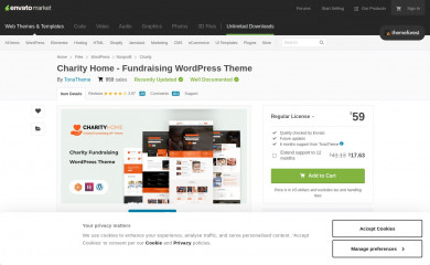 Charity Home screenshot