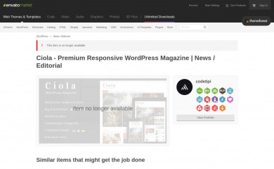 http://themeforest.net/item/ciola-premium-responsive-wordpress-magazine/4720319 screenshot