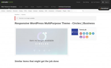 Circles Wordpress Theme screenshot