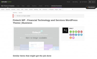 https://themeforest.net/item/fintech-wp-financial-technology-and-services-wordpress-theme/18624426 screenshot