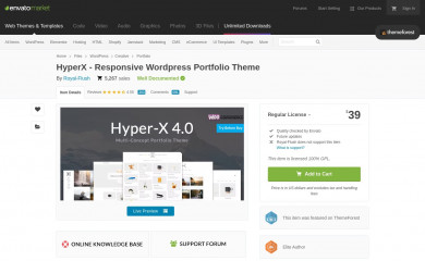 HyperX screenshot