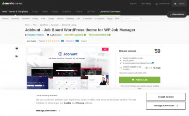 Jobhunt screenshot