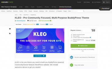 https://themeforest.net/item/kleo-pro-community-focused-multipurpose-buddypress-theme/6776630?ref=SeventhQueen screenshot