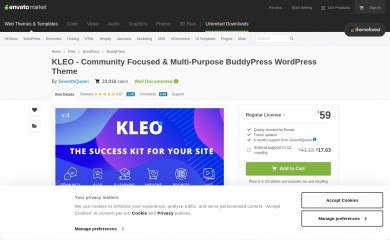 https://themeforest.net/item/kleo-pro-community-focused-multipurpose-buddypress-theme/6776630?ref=SeventhQueen screenshot