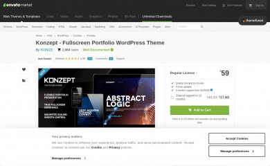 http://themeforest.net/item/konzept-fullscreen-portfolio-wordpress-theme/2383907 screenshot