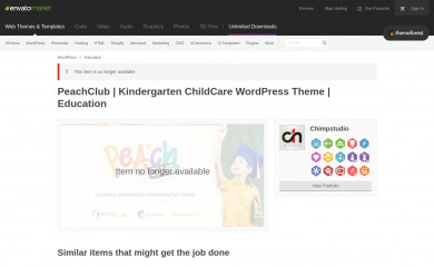 https://themeforest.net/item/peachclub-kindergarten-childcare-wordpress-theme/10223982 screenshot