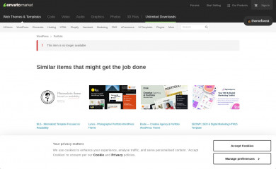 QOON -  Creative WordPress Portfolio Theme screenshot