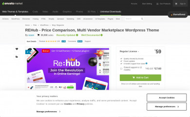 https://themeforest.net/item/rehub-directory-multi-vendor-shop-coupon-affiliate-theme/7646339 screenshot