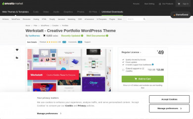 https://themeforest.net/item/revolution-creative-portfolio-theme/17870799 screenshot