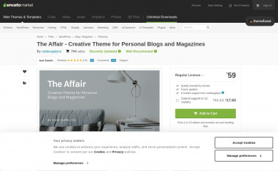 http://themeforest.net/item/the-affair-creative-theme-for-personal-blogs-and-magazines/14723663 screenshot