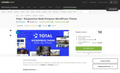 Compressed dispatch bent Total WordPress Theme - ThemeDetect.com