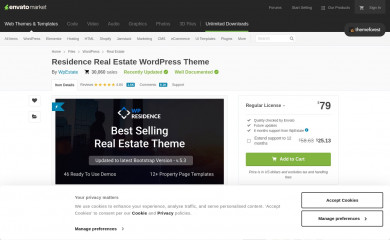 https://themeforest.net/item/wp-residence-real-estate-wordpress-theme/7896392 screenshot