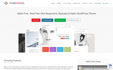 https://themefreesia.com/themes/idyllic screenshot