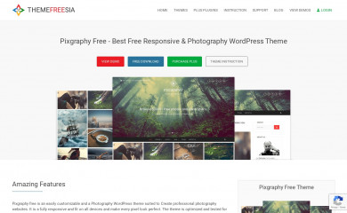 https://themefreesia.com/themes/pixgraphy screenshot