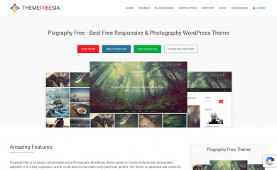 https://themefreesia.com/themes/pixgraphy screenshot