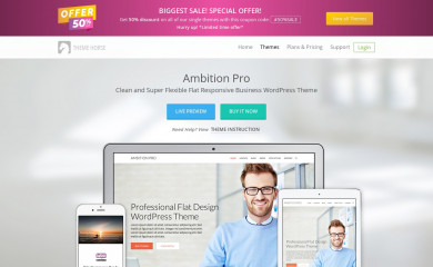 https://www.themehorse.com/themes/ambition-pro/ screenshot