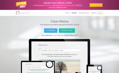 https://www.themehorse.com/themes/clean-retina screenshot