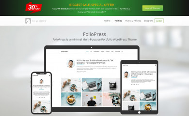 FolioPress screenshot