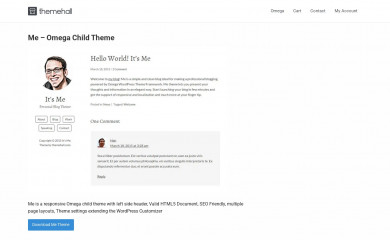https://themehall.com/me-omega-child-theme screenshot