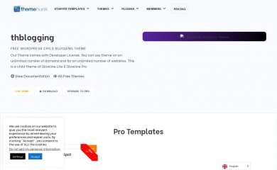 TH Blogging screenshot