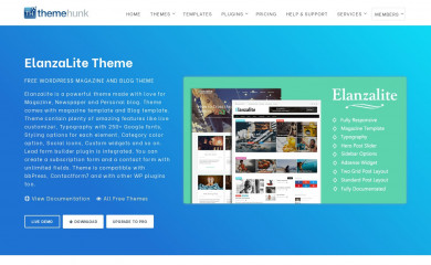http://www.themehunk.com/product/elanzalite-free-blogging-theme/ screenshot