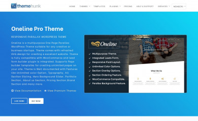 https://www.themehunk.com/product/oneline-single-page-wordpress-theme/ screenshot