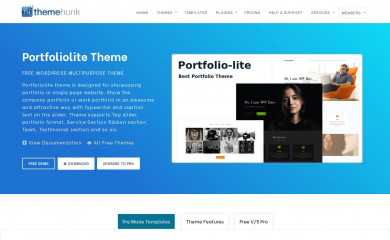 http://www.themehunk.com/product/portfoliolite-multipurpose-showcase-theme/ screenshot