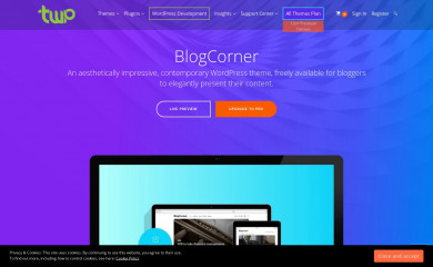 BlogCorner screenshot