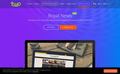 https://themeinwp.com/theme/royal-news screenshot