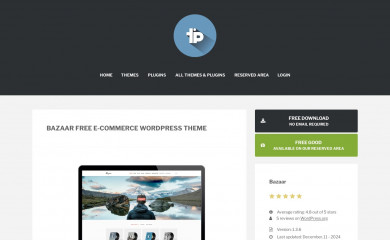 https://www.themeinprogress.com/bazaar-free-ecommerce-wordpress-theme/ screenshot