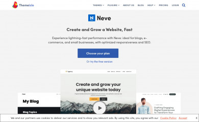 https://themeisle.com/themes/neve/ screenshot