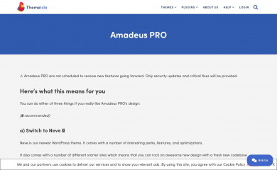 http://themeisle.com/themes/amadeus screenshot